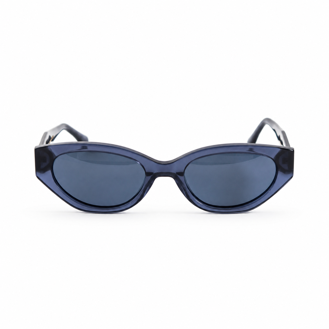 Occhiali da sole Marina blu con lenti grigie