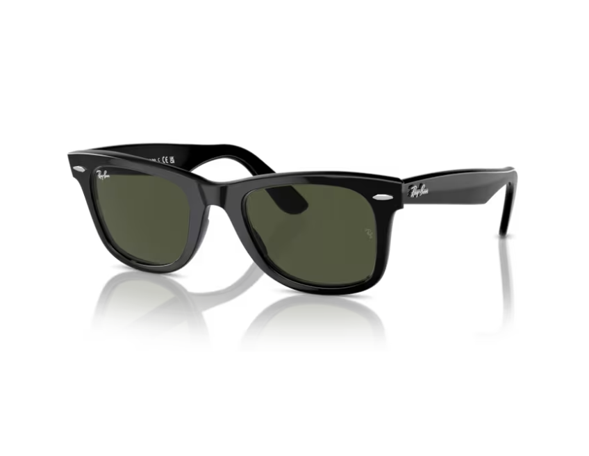 Ray-Ban WayFarer 2140 nero lenti G15 - Occhiali da sole